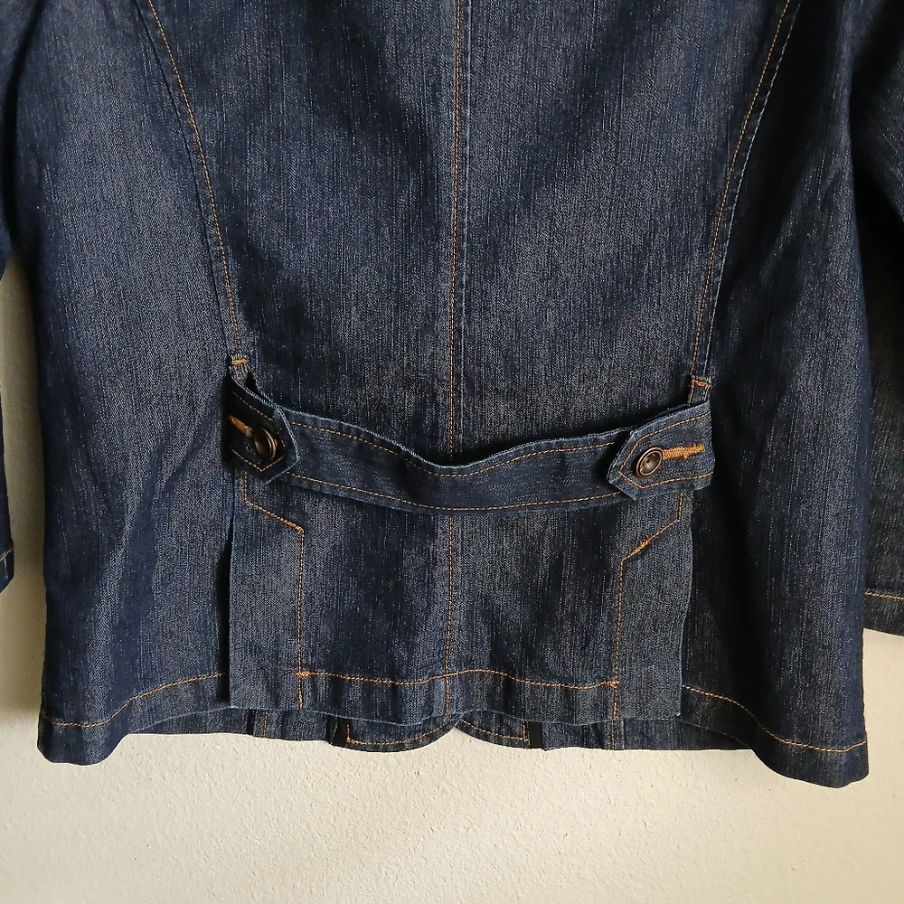 Denim Button-Up Jacket
